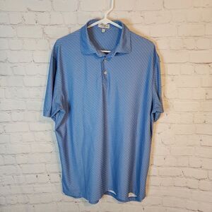 Men's Peter Millar Golf Polo With Embroidery, Size Large